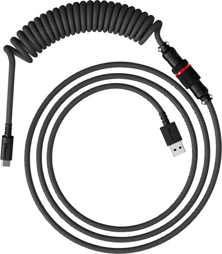HyperX USB-C Coiled Cable Gray-Black 6J679AA
